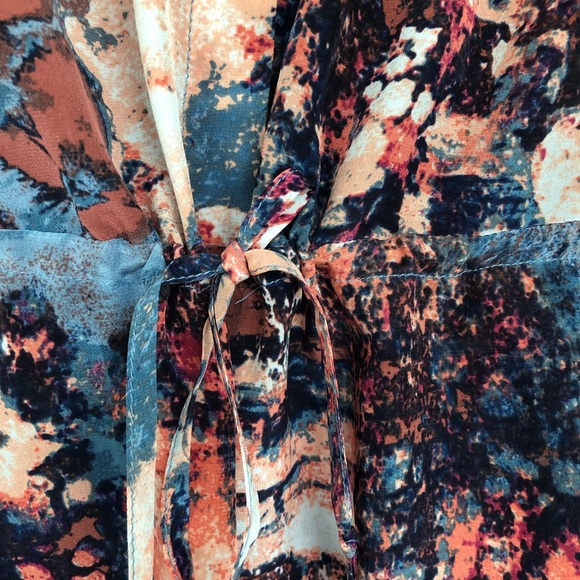 Piperlime Collection Silk Drawstring Shirtdress - Picture 3 of 6